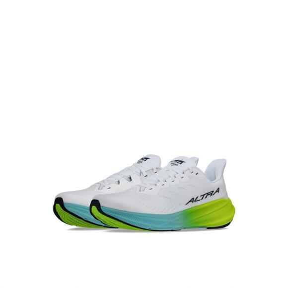NEW ALTRA men's experience flow 2 running shoes in white/lime - Picture 6 of 6